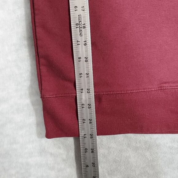 Champion Sweatshirt Mens Small Burgundy Fleece Lined Reverse Weave Crew Neck - Picture 4 of 9